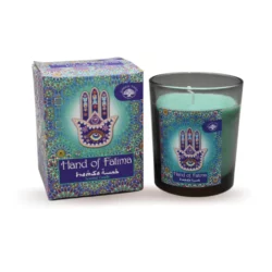 Bougie Main de Fatima cire naturelle Hand of Fatima