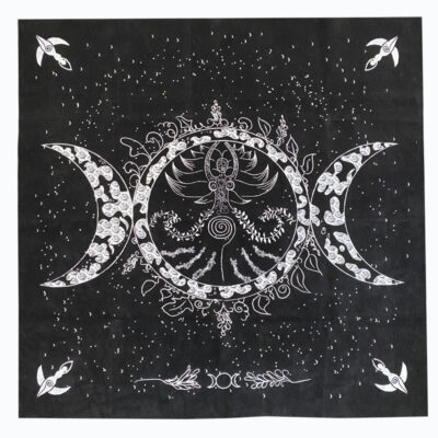 Tapis de tarot Triple Lune