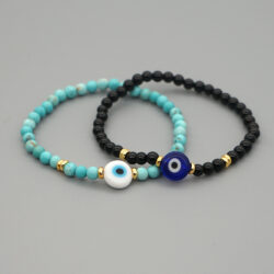 Bracelet oeil bleu evil eye