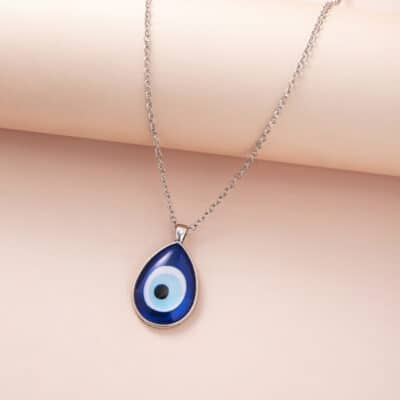 Pendentif oeil bleu Nazar devil eye talisman