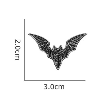 dimensions pin's chauve-souris