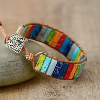 bracelet en pierre naturelle chakras