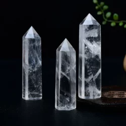 cristal de roche pointe quartz clair